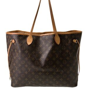 Louis Vuitton Classic Monogram Tote in Brown
